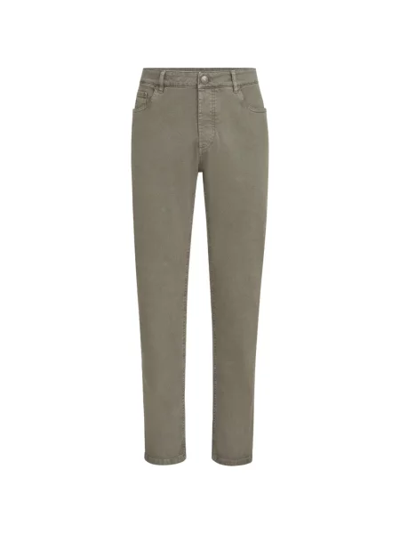 Ușor pantaloni Brunello Cucinelli cu 5 buzunare verde