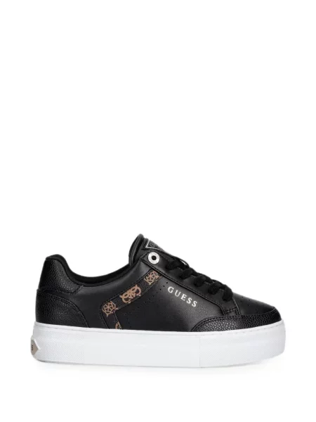 Sneakerși Guess cu imagine negru