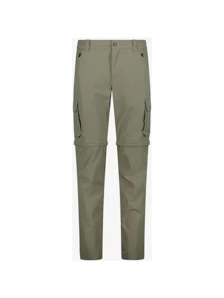 Spodnie CMP Zip-Off Stretch Cargo oliwkowe 48 zielone