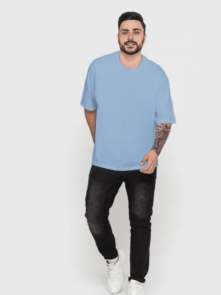 Футболка Роза синій/сірий сіра