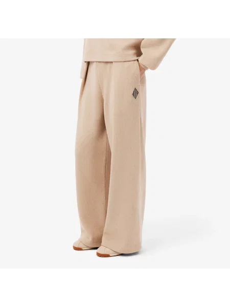 Lacoste Spodnie Dresowe Oversize beżowe