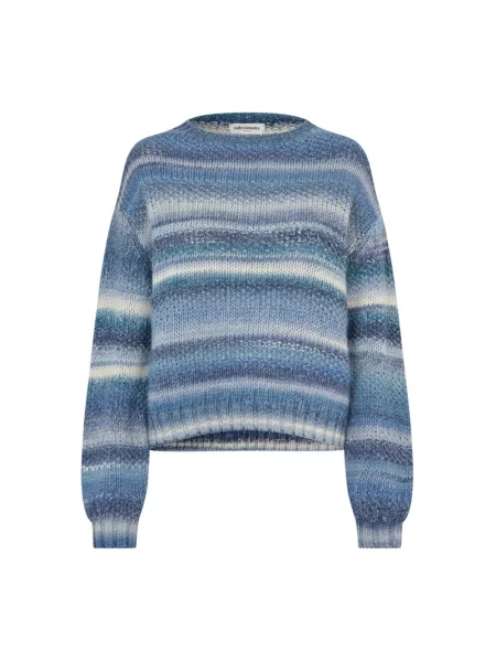 Sweter Lollys Laundry wełniany niebieski