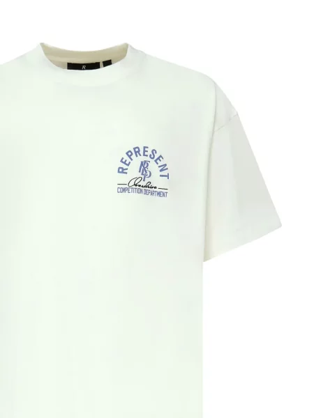Tricou Represent cu decolteu rotund alb