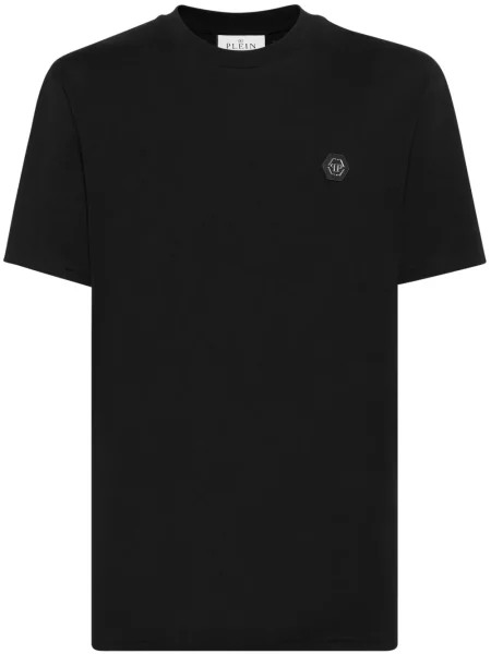 Tricou Philipp Plein de cristal negru