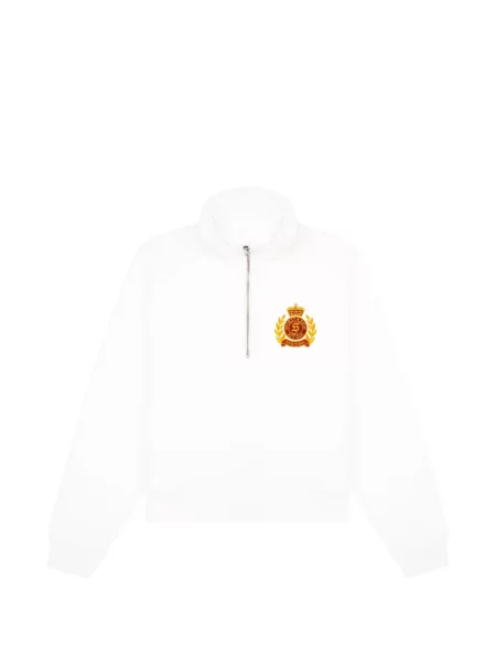 Pulover Sporty & Rich alb