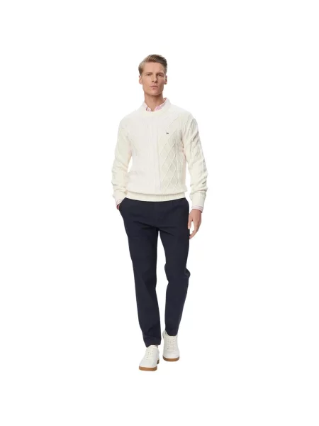 Tommy Jeans Pulover alb