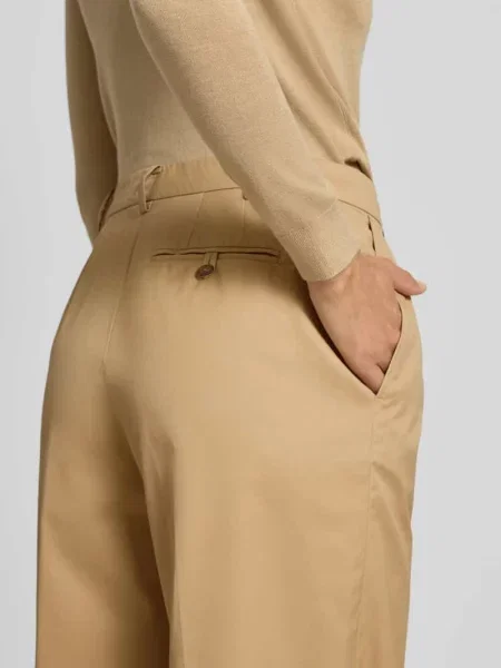 Spodnie z szerokimi nogawkami i kieszenią z tyłu model ‘MAKANIE’ Lauren Ralph Lauren