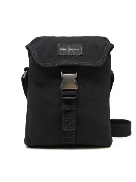 Maža rankinė Calvin Klein Jeans Workwear Ut Flap Reporter 18 juoda