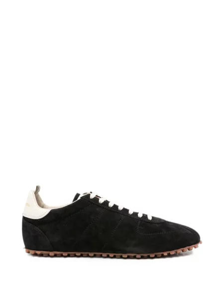Sneakerși Officine Creative din piele de căprioară negru