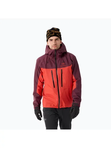 Мъжко дъждобранно яке Arc'teryx Alpha mars/dynasty червено
