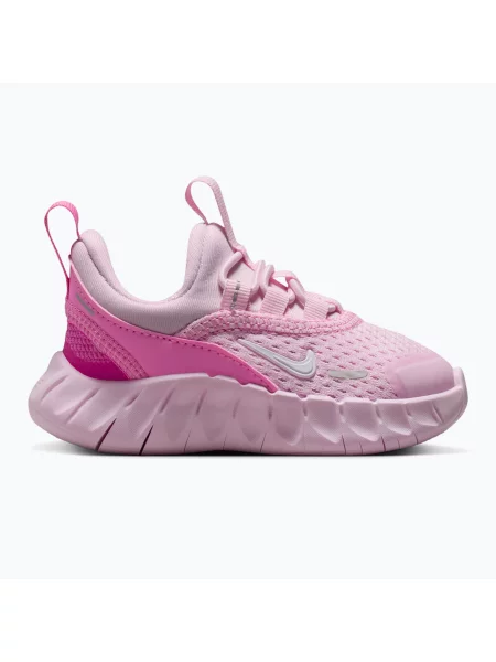 Детски обувки Nike Free Ride pink rise/playful pink/white бяло