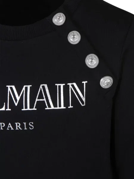 Bluza dziecięca Balmain czarna