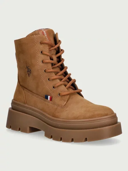 U.S. Polo Assn. bocanci pentru femei maro