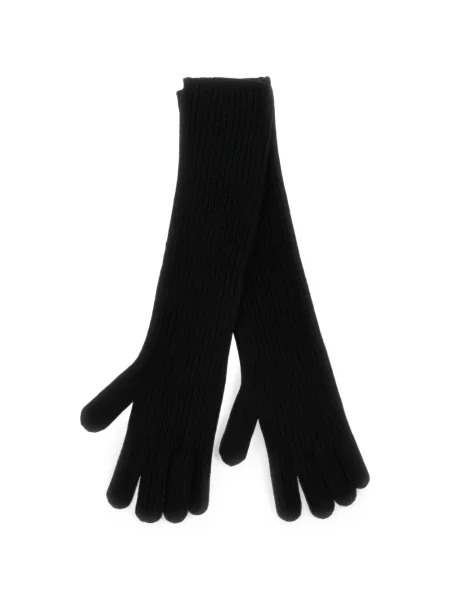 Lung mănuși Weekend Max Mara tricotate gri