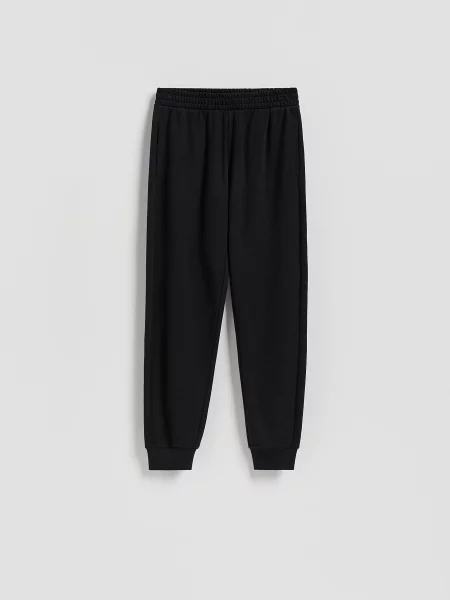 Reserved Спортивні штани зі шнурком чорний