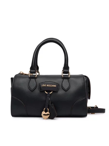 Ročna torba LOVE MOSCHINO Charmy črna