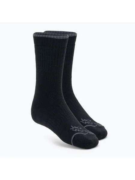Чорапи за трекинг Jack Wolfskin Trek Merino CL C черни