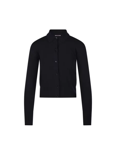 Koszula Max Mara wełniana niebieska