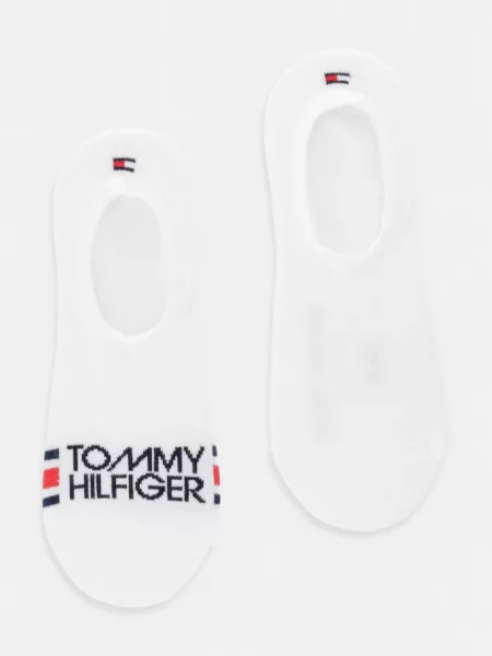 Tommy Hilfiger kotníkové ponožky bílé