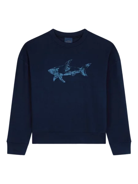 Hanorac Paul & Shark cu imagine albastru