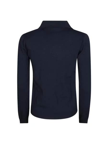Koszulka polo Max Mara Studio niebieska
