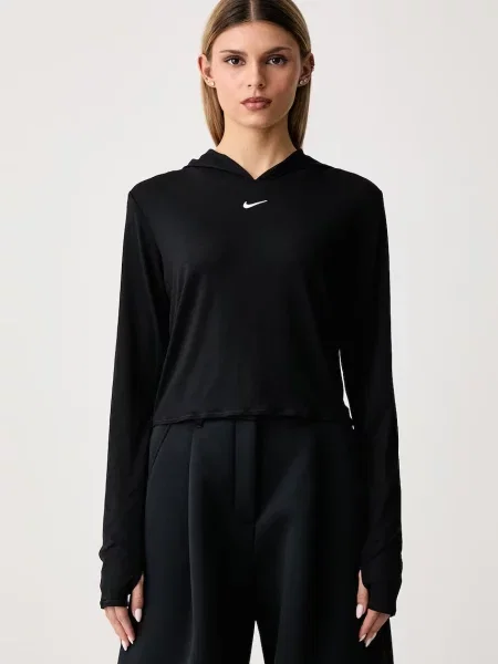 Nike Sportswear блуза с дълги ръкави дамска черно