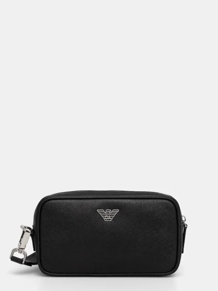 Pungă cosmetică Emporio Armani negru