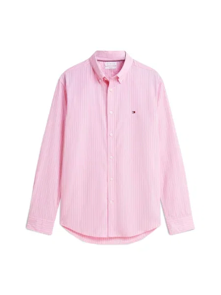 TOMMY HILFIGER Cămașă Flex roz alb