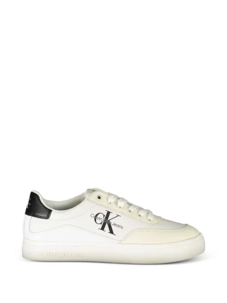 Fűzős csipkés sneaker Calvin Klein fehér