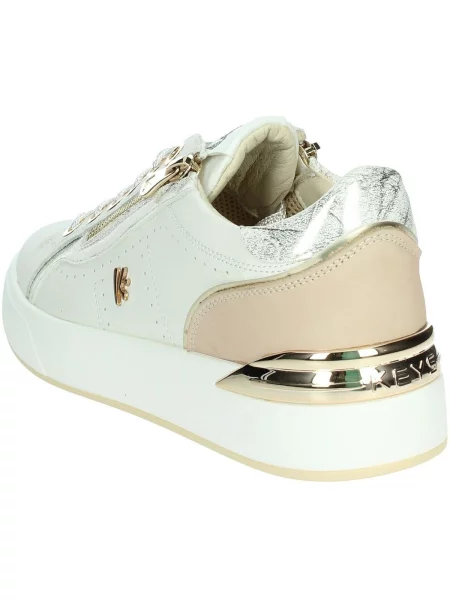 Pantofi Keys alb