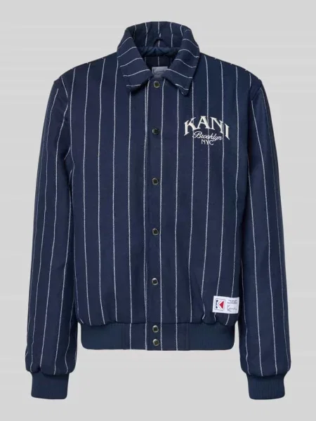 Kurtka baseballowa z wyhaftowanym logo Karl Kani
