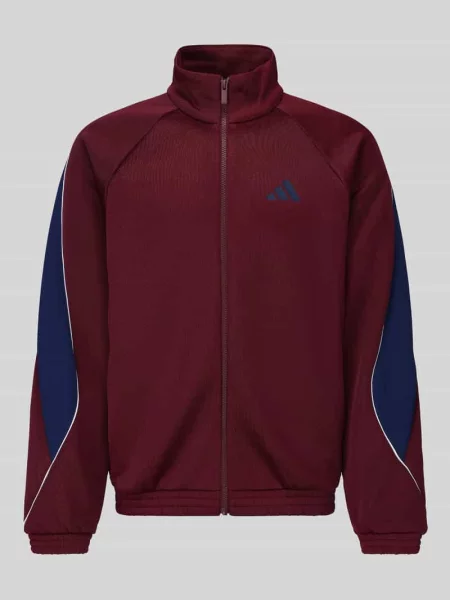 Bluza rozpinana z paski w kontrastowym kolorze Adidas Sportswear