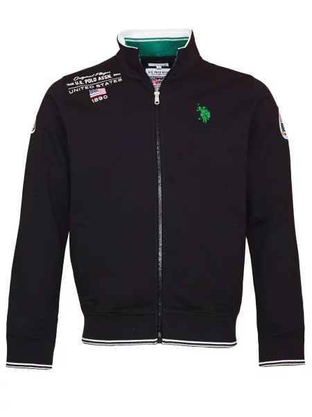 U.S. POLO ASSN. Jopa na svetlo zelena / črna bela