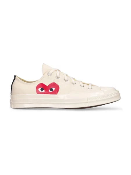 Sneakersy Comme Des Garcons Play beżowe
