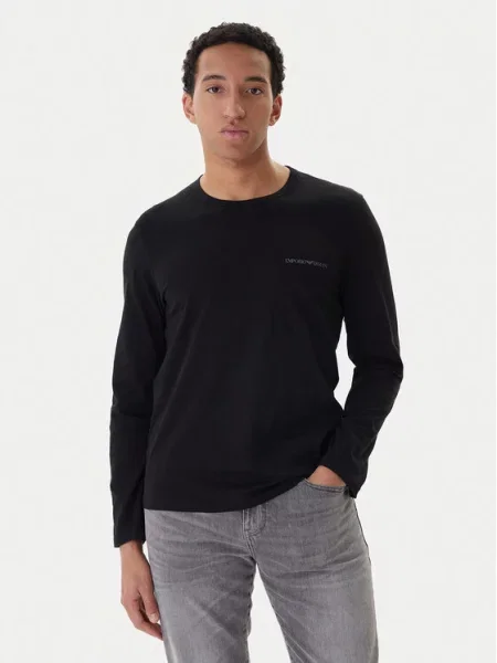 Emporio Armani Tričko / bílá černá