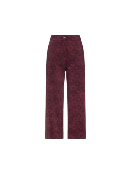 Spodnie palazzo Pierre Louis Mascia wełniane czerwone