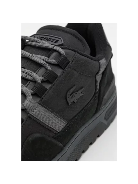 Sneakersy Lacoste skórzane czarne