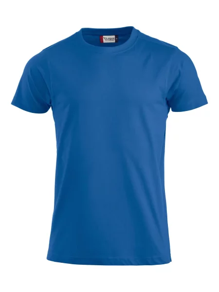 Clique Premium-T koszulka z okrągłym dekoltem single jersey – royal blue niebieska