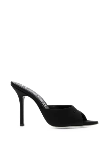 Papuci tip mules Alexander Wang negru