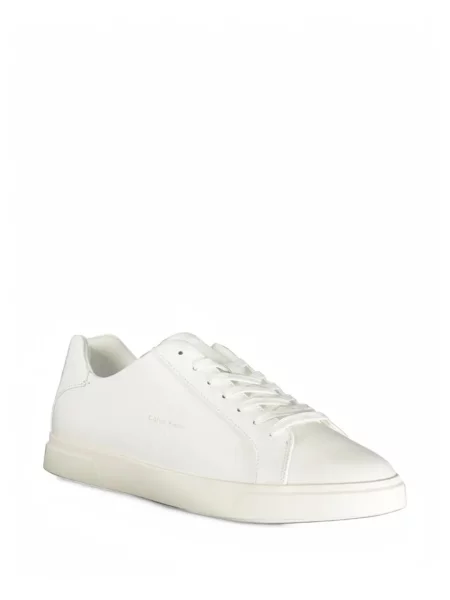Sneakerși Calvin Klein cu autograf alb