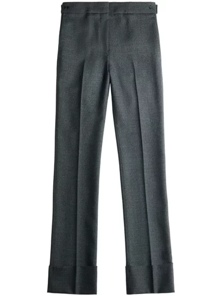 Spodnie Tod's z wysoką talią szare