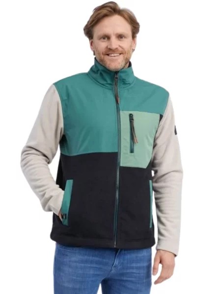 Ragwear Geacă de primăvară-toamnă Flettcher bej / verde jad negru