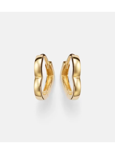 Naušnice Stone And Strand s uzorkom srca kamenje