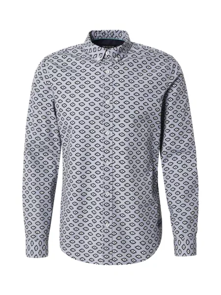 SCOTCH & SODA Cămașă bleumarin / albastru porumbel alb