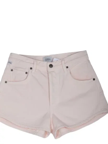 Szorty jeansowe Citizens Of Humanity różowe