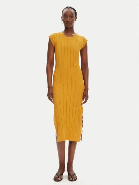 PINKO Rochie tricotată maro