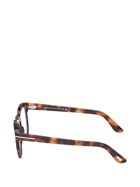 Ochelari de soare rotunzi Tom Ford maro