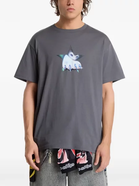 Tricou Ripndip cu imagine gri