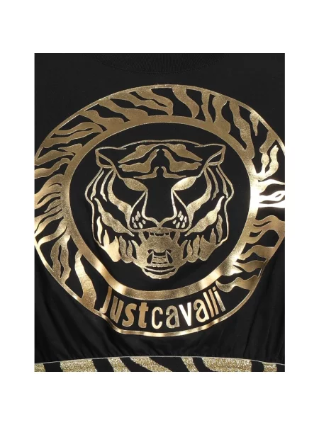 Koszulka Just Cavalli z krótkim rękawem czarna