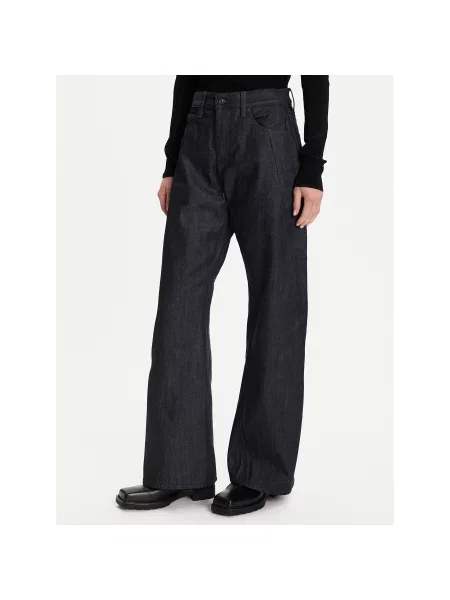 G-Star Raw Τζιν Contor 3D Σκούρο Wide Leg μπλε